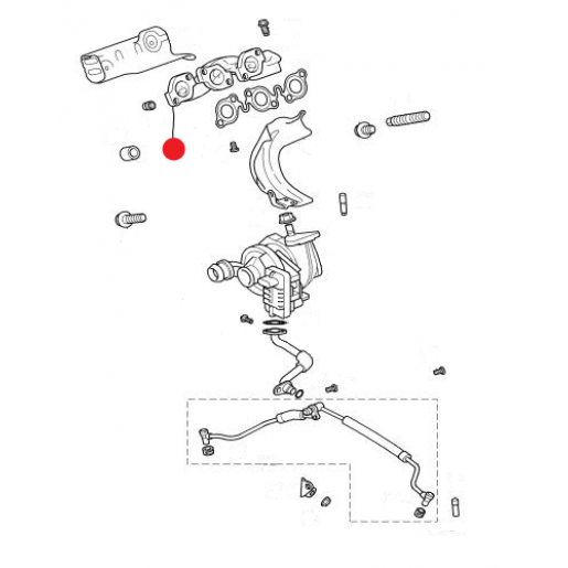 Выпускной коллектор Jaguar XF 2008-2015 4R8Q9431BC